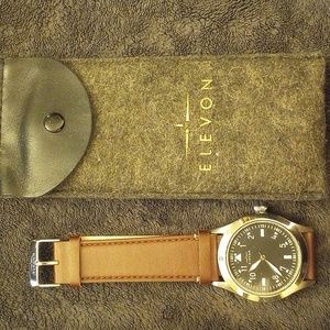 'ELEVON' Men’s Hanson Aviator -Brown Leather ! BRAND NEW!